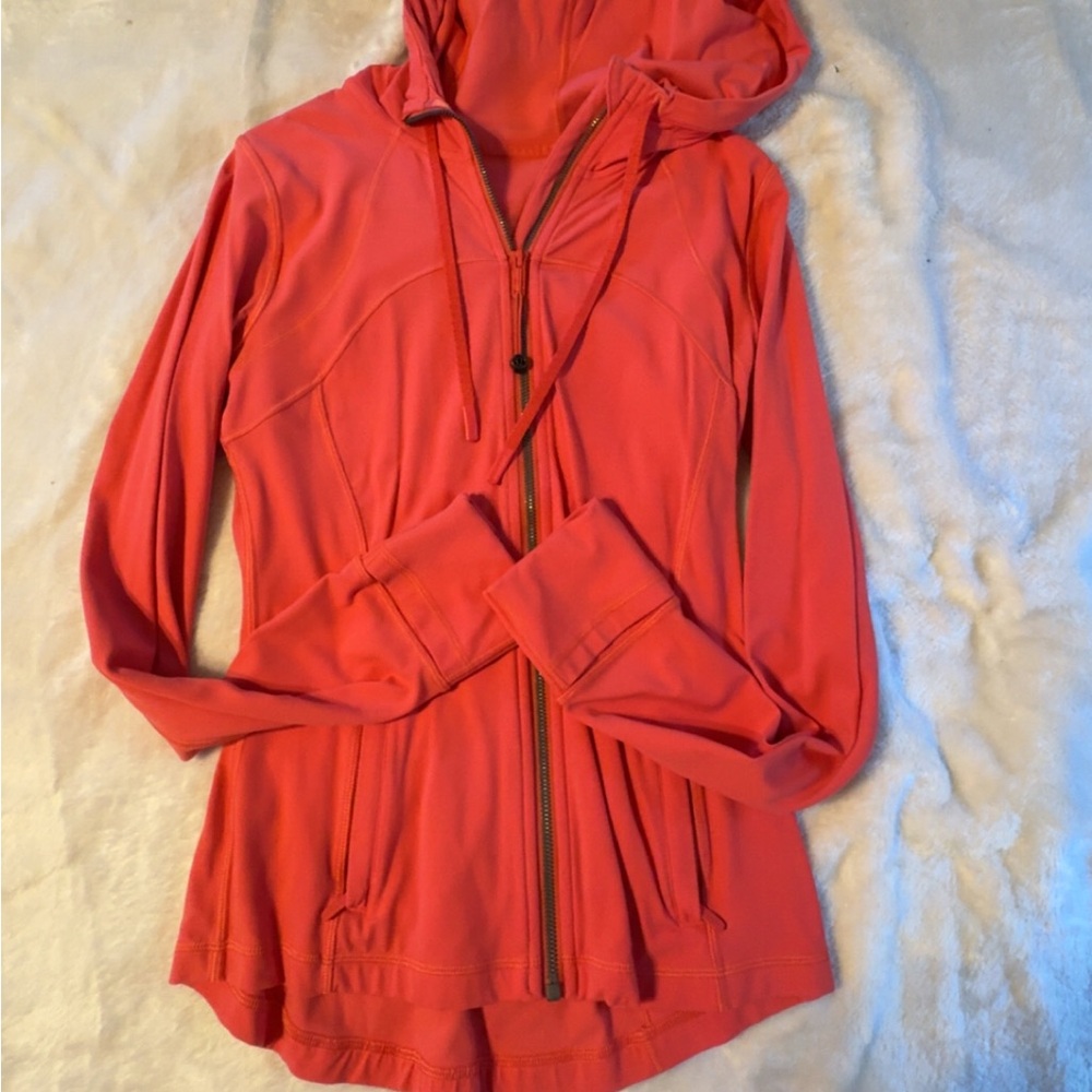 Lululemon Pink Hooded Define Jacket